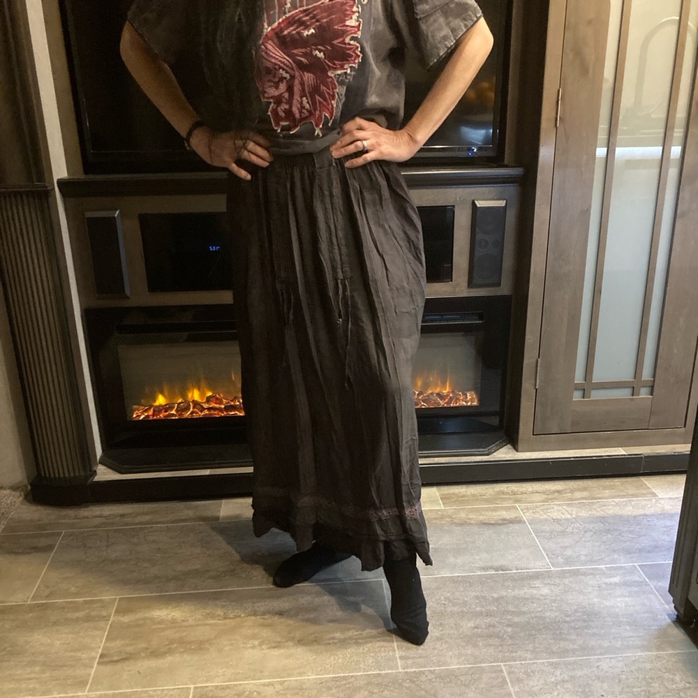 Elegant faded grey Skirt - Picture 14 of 14